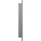 Ekena Millwork Premium 6" Flush Pull For Barn Doors 3/4" Thick or Greater, PC Chrome GB6001FP06CR - alternate 4